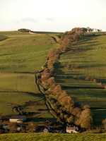 p 6, Offa's Dyke climbs behind Garbett Hall, Shropshire